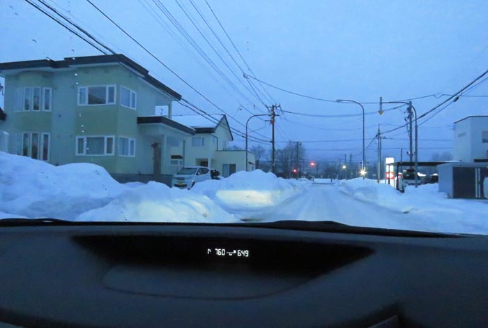 webnews今朝の北見/西5号線、南岸通りの交差点