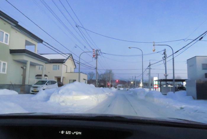 webnews今朝の北見/西5号線、南岸通りの交差点