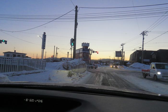 webnews今朝の北見/野付牛自動車学校前