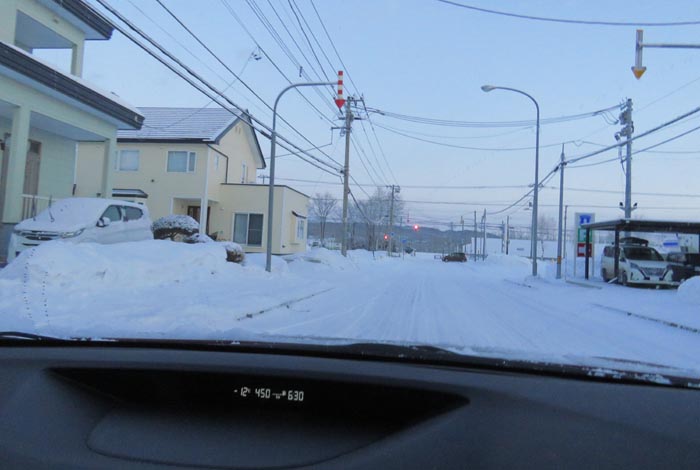 webnews今朝の北見/西5号線、南岸通りの交差点