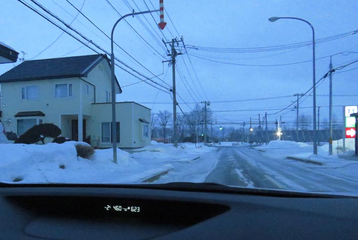 webnews今朝の北見/西5号線、南岸通りの交差点