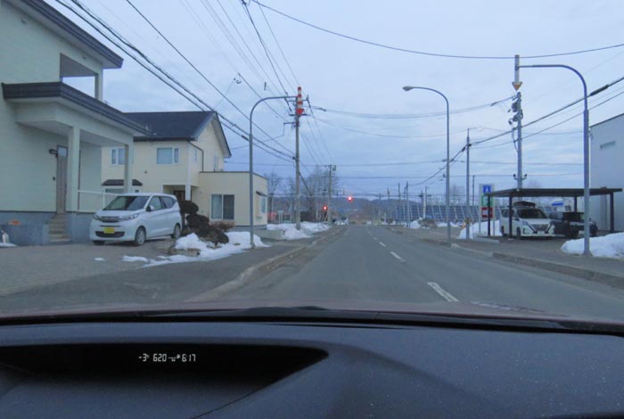 webnews今朝の北見/西5号線、南岸通りの交差点