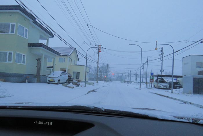 webnews今朝の北見/西5号線、南岸通りの交差点