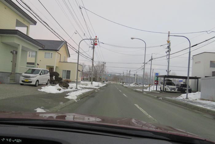 webnews今朝の北見/西5号線、南岸通りの交差点