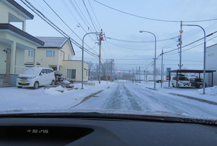 webnews今朝の北見/西5号線、南岸通りの交差点