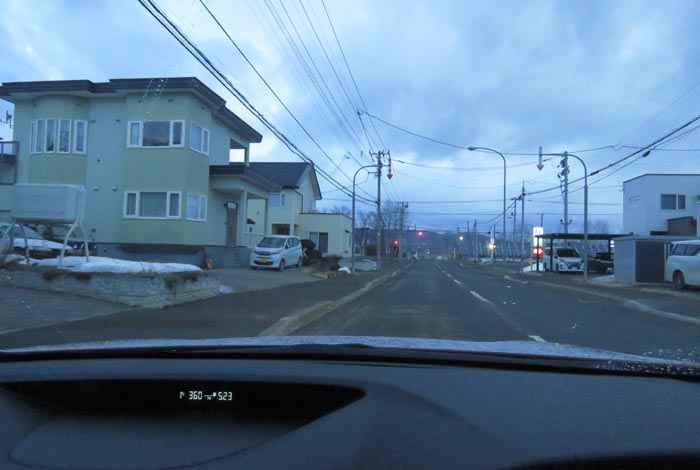 webnews今朝の北見/西5号線、南岸通りの交差点