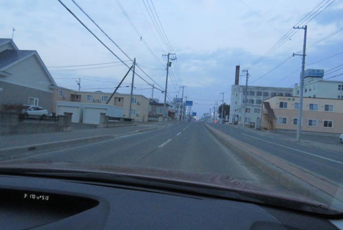 webnews今朝の北見/とん田通り、南大通り交差点から国道39号方向