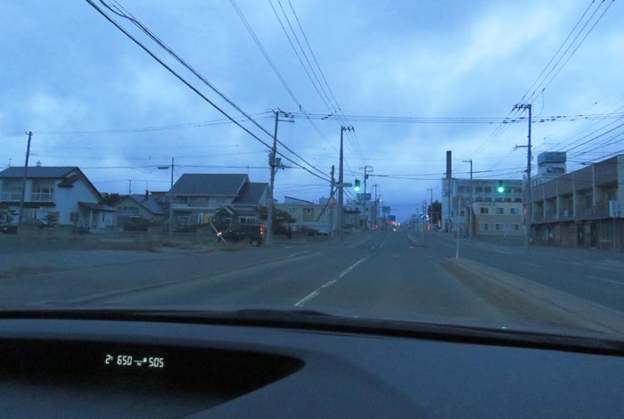 webnews今朝の北見/とん田通り、南大通り交差点から国道39号方向