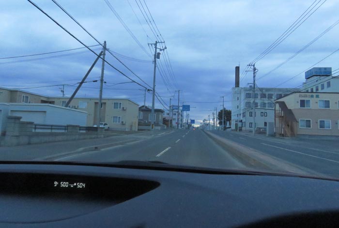 webnews今朝の北見/とん田通り、南大通り交差点から国道39号方向