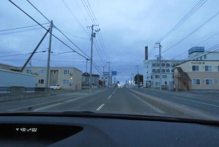 webnews今朝の北見/とん田通り、南大通り交差点から国道39号方向