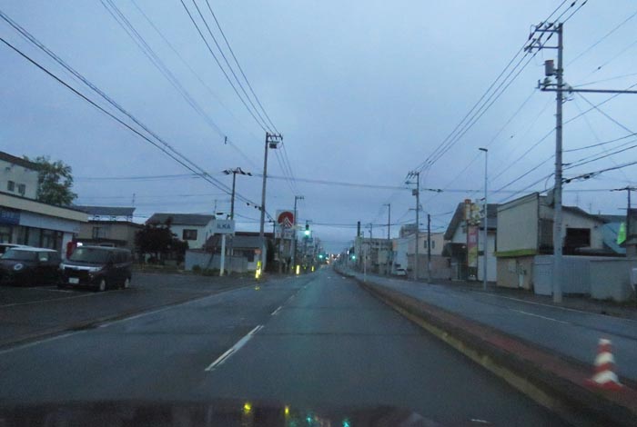 webnews今朝の北見/とん田通り、南大通り交差点から国道39号方向