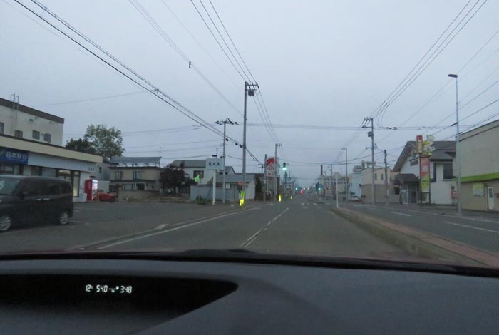 webnews今朝の北見/とん田通り、南大通り交差点から国道39号方向